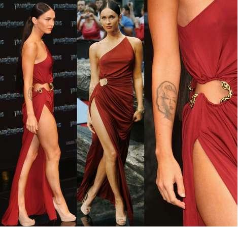 megan fox red carpet dress. of Megan Fox in that red,